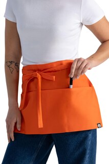 Foto 3 | Foto 3 | Delantal Chef Works Unisex Para Camarera Color Mandarina Talla Única - Venta Internacional.