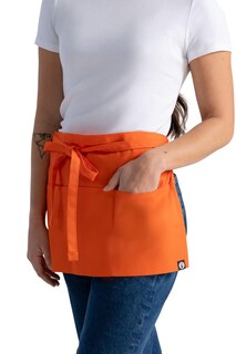 Foto 5 | Foto 5 | Delantal Chef Works Unisex Para Camarera Color Mandarina Talla Única - Venta Internacional.