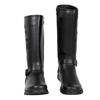 Foto 2 | Foto 2 | Bota Larga De Piel Para Niña Bordado Corazones Con Hebilla Comoda Ligera Antiderrapante Moda