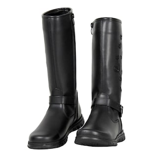 Foto 3 | Foto 3 | Bota Larga De Piel Para Niña Bordado Corazones Con Hebilla Comoda Ligera Antiderrapante Moda