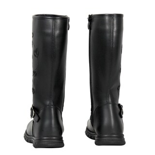 Foto 4 | Foto 4 | Bota Larga De Piel Para Niña Bordado Corazones Con Hebilla Comoda Ligera Antiderrapante Moda