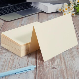 Foto 3 | Foto 3 | Cartulina Toperd 50 Unidades 13 X 18 Cm Plegadas En Blanco Color Crema - Venta Internacional.