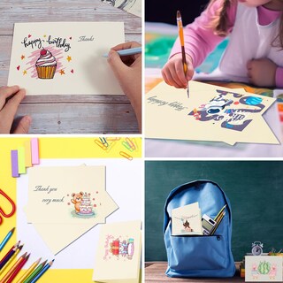 Foto 4 | Foto 4 | Cartulina Toperd 50 Unidades 13 X 18 Cm Plegadas En Blanco Color Crema - Venta Internacional.