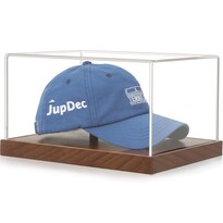 Vitrina Acrílica Jupdec Para Gorras De Béisbol Con Base De Madera - Venta Internacional.