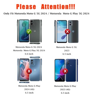 Foto 2 | Foto 2 | Funda Para Teléfono Celular Yuanming Moto G 5g 2024 De Doble Capa Púrpura - Venta Internacional.