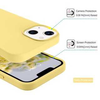 Foto 5 | Foto 5 | Funda Para Teléfono Celular Guagua Iphone 13 Mini 5.4'' Silicona Amarilla - Venta Internacional.