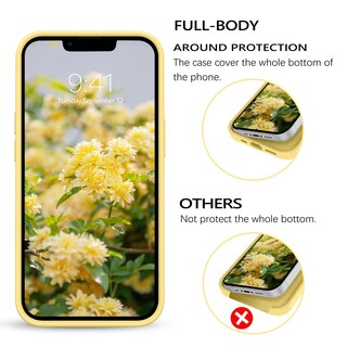Foto 7 | Foto 7 | Funda Para Teléfono Celular Guagua Iphone 13 Mini 5.4'' Silicona Amarilla - Venta Internacional.