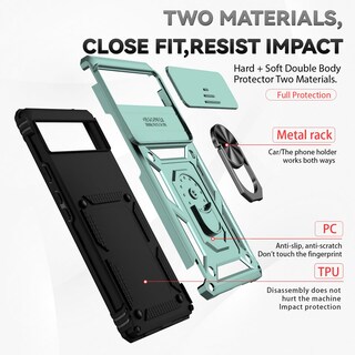 Foto 5 | Foto 5 | Funda Para Teléfono Hnhygete Pixel 6 Grado Militar Prueba De Caída De 6 M - Venta Internacional.