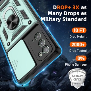 Foto 3 | Foto 3 | Funda Para Teléfono Celular Atump Note 20 5g De 6.7 Pulgadas A Prueba De Golpes Verde - Venta Internacional.