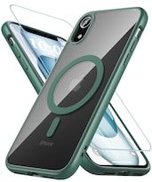 Funda Hensinple Para Iphone Xr De 6.1 Pulgadas Transparente Magnética Delgada Verde - Venta Internacional.