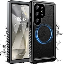 Funda De Piel Goldju Para Samsung Galaxy S24 Ultra 6 8 Pulgadas Impermeable - Venta Internacional.