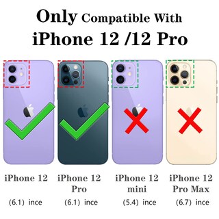 Foto 2 | Foto 2 | Funda Hnhygete Para Iphone 12 Pro Color Rojo Muy Resistente Con Función Atril De 360° - Venta Internacional.