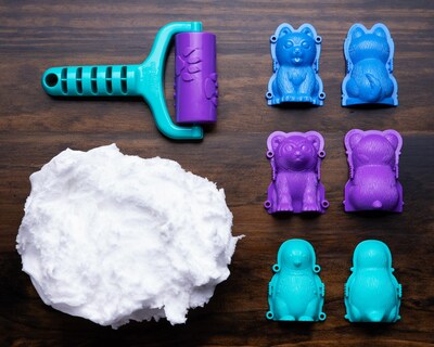 Foto 3 | Foto 3 | Set De 120 G De Material Para Esculpir Bebés Polar De Play Visions Floof - Venta Internacional.