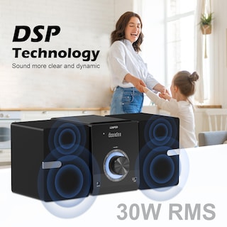 Foto 4 | Foto 4 | Sistema De Microestantería Lonpoo Lp-886p Con Bluetooth Cd De 30 W - Venta Internacional.