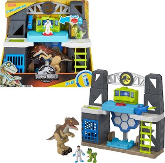 Foto 1 | Foto 1 | Figura De Juguete Fisher-price Imaginext Jurassic World Glow Playset - Venta Internacional.