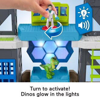 Foto 3 | Foto 3 | Figura De Juguete Fisher-price Imaginext Jurassic World Glow Playset - Venta Internacional.