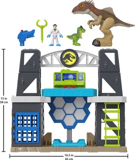 Foto 6 | Foto 6 | Figura De Juguete Fisher-price Imaginext Jurassic World Glow Playset - Venta Internacional.