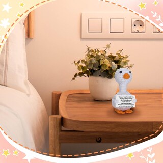 Foto 5 | Foto 5 | Muñeca De Apoyo Emocional Toy Figure Mjsxy En Miniatura Con Ganso Y Ganso - Venta Internacional.