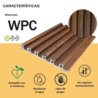 Foto 4 | Foto 4 | Lambrin Interior 100 x 17 x 1.8 cm Cubre 2.38 m2 Jauz Improvement Color Caoba 14 Piezas