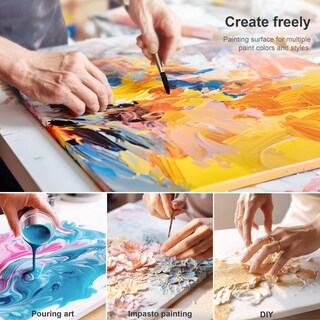 Foto 6 | Foto 6 | Canvas Phoenix 40 X 40 Cm Algodón 8 Onzas Triple Imprimación Paquete De 4 - Venta Internacional.