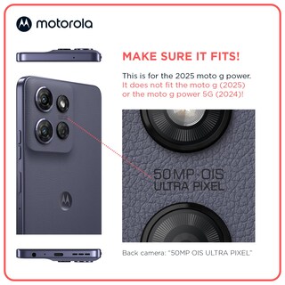 Foto 2 | Foto 2 | Funda Robusta Para Motorola Moto G Power 2025 Azul Oscuro A Prueba De Golpes - Venta Internacional.