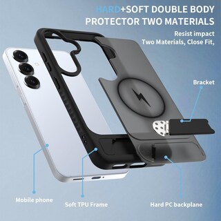 Foto 5 | Foto 5 | Kekboxq - Funda Para Samsung Galaxy S25 Ultra Con 2 Protectores De Pantalla Color Morado - Venta Internacional.