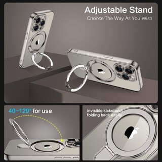 Foto 2 | Foto 2 | Funda Para Teléfono Celular Guagua Iphone 15 Pro 6.1 Pulgadas Con Soporte Magnético - Venta Internacional.