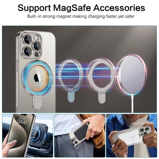 Foto 3 | Foto 3 | Funda Para Teléfono Celular Guagua Iphone 15 Pro 6.1 Pulgadas Con Soporte Magnético - Venta Internacional.