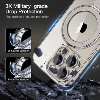 Foto 7 | Foto 7 | Funda Para Teléfono Celular Guagua Iphone 15 Pro 6.1 Pulgadas Con Soporte Magnético - Venta Internacional.