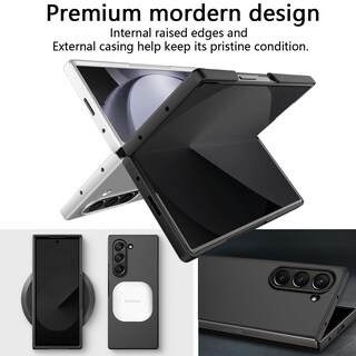 Foto 5 | Foto 5 | Funda De Privacidad Kekboxq Para Galaxy Z Fold 6 Antiruido Negra - Venta Internacional.
