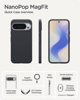 Foto 3 | Foto 3 | Funda De Teléfono Spigen Nano Pop Magfit Para Pixel 10/10 Pro Black - Venta Internacional.