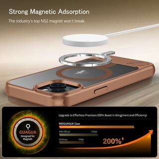 Foto 7 | Foto 7 | Funda Guagua Para Iphone 15 6.1 Pulgadas Con Soporte Magnético Ajustable - Venta Internacional.