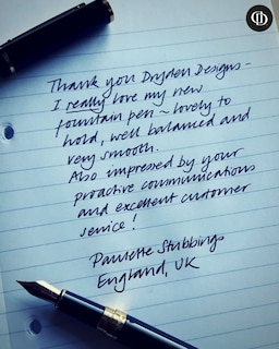 Foto 7 | Foto 7 | Pluma Estilográfica Dryden Designs Decadent Purple Con 24 Tintas - Venta Internacional.