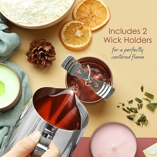 Foto 5 | Foto 5 | Kit Para Hacer Velas Hearth & Harbor Cera De Soja Natural 350 Ml - Venta Internacional.