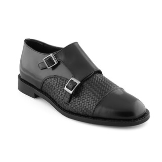 Foto 2 | Foto 2 | Monkstrap De Piel Vacuno Con Doble Hebilla Negro Para Hombre