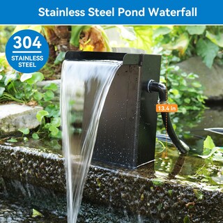 Foto 4 | Foto 4 | Kit Poposoap Para Estanque Y Cascada Acero Inoxidable 13 4 Pulgadas De Alto 660 Gph - Venta Internacional.