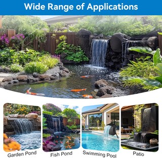 Foto 5 | Foto 5 | Kit Poposoap Para Estanque Y Cascada Acero Inoxidable 13 4 Pulgadas De Alto 660 Gph - Venta Internacional.