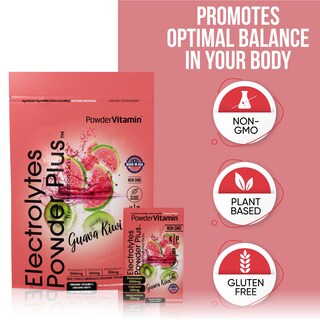 Foto 3 | Foto 3 | Electrolitos En Polvo Y Vitaminas En Polvo Más Keto Guayaba Y Kiwi Paquete De 30 - Venta Internacional.