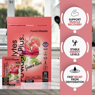 Foto 7 | Foto 7 | Electrolitos En Polvo Y Vitaminas En Polvo Más Keto Guayaba Y Kiwi Paquete De 30 - Venta Internacional.