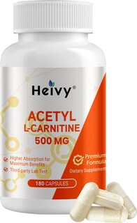 Foto 1 | Foto 1 | Suplemento Heivy Acetil L-carnitina 500 Mg 180 Cápsulas - Venta Internacional.