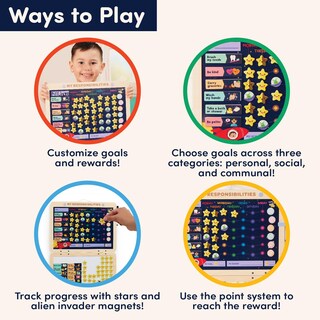 Foto 4 | Foto 4 | Tabla De Responsabilidades Battat Education Magnetic 92 Piezas 3+ - Venta Internacional.