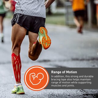 Foto 4 | Foto 4 | Physio Tape Body Sport 5 Cm X 30 6 M Impermeable Color Rojo - Venta Internacional.