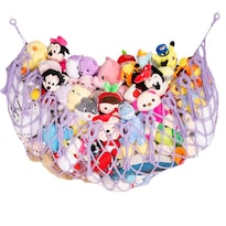 Red De Almacenamiento Para Animales De Peluche Ykbu Macramé 152 X 38 Cm Color Morado - Venta Internacional.