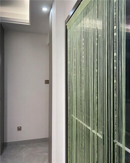 Foto 4 | Foto 4 | Cortina Con Panel De Cuentas De Hilo Verde Dividido De 100 X 200 Cm - Venta Internacional.