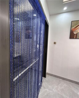 Foto 5 | Foto 5 | Panel De Puerta Con Cuerda Dividida Curtain Ave Borla 100 X 200 Cm Color Azul Real - Venta Internacional.