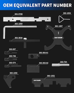 Foto 4 | Foto 4 | Kit De Herramientas De Sincronización Daydoor 13 Piezas Cierre De Árbol De Levas Para Ford Mazda - Venta Internacional.