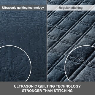 Foto 5 | Foto 5 | Juego De Ropa De Cama Hansleep Baroque Ultrasonic Quilt Queen 3 Piezas - Venta Internacional.