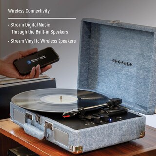 Foto 3 | Foto 3 | Maleta Crosley Cr8005f-wd Bluetooth De 3 Velocidades Con Tocadiscos - Venta Internacional.