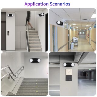 Foto 4 | Foto 4 | Luces De Emergencia Cm Mzy 2 Cabezales Led Batería De Respaldo 120-277 V - Venta Internacional.