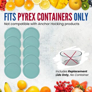 Foto 5 | Foto 5 | Tapas Herméticas Para Contenedores Mrx Solutions 5 Pulgadas Turquesas Paquete De 10 - Venta Internacional.